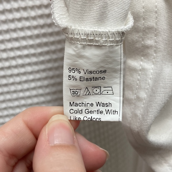 SHEIN women’s Greek goddess white stretchy tie dress. Size small/US 4. - Picture 12 of 13